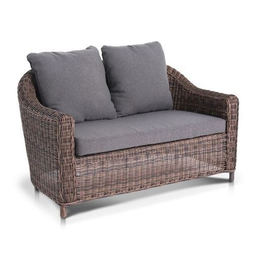 "Кон Панна", диван двухместный, коричневый