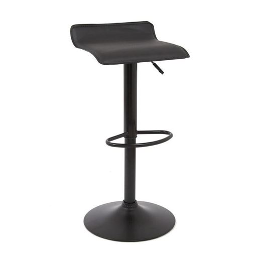 Барный стул ABAZ 2W17 (PVC BLACK / черный) КОМБИНИРОВАННЫЙ