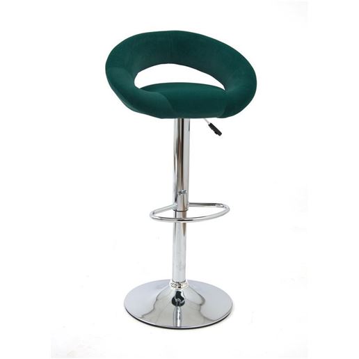 Барный стул S-905 (GREEN B-1003 velvet / хром) КОМБИНИРОВАННЫЙ