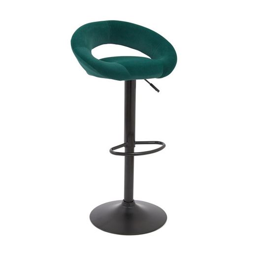 Барный стул S-905 (GREEN B-1003 velvet / черный) БАЗОВЫЙ