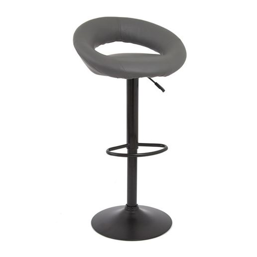 Барный стул S-905B (PU GREY 1001 / черный) КОМБИНИРОВАННЫЙ