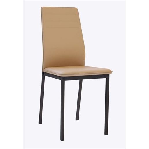 КВИРК П Стул Кофейный/Черный, экокожа