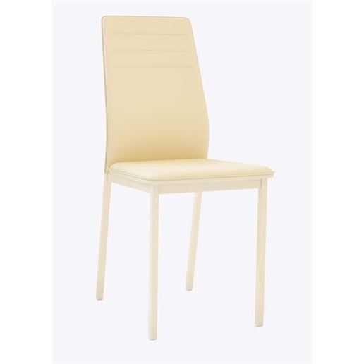 КВИРК П Стул Кремовый/Кремовый, экокожа