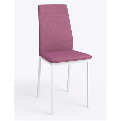 КВИРК П Стул Светло-сиреневый/белый, текстиль