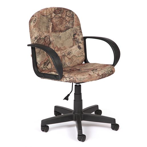 Офисное компьютерное кресло BAGGI (карта на бежевом)