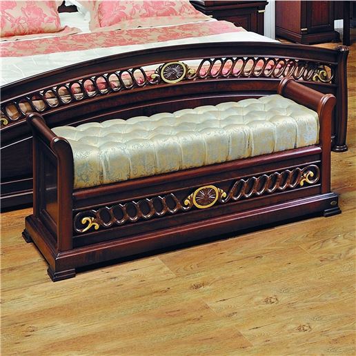 Банкетка Нотти BENCH Темный орех