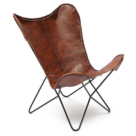 Кресло из металла "Newton М-3034" Коричневый