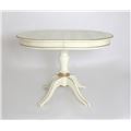 миниатюра Стол обеденный Капелла Слоновая кость/патина золото №1