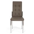 миниатюра Стул на металлокаркасе ELFO DC35 Пепельно-коричневый №2