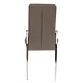 миниатюра Стул на металлокаркасе ELFO DC35 Пепельно-коричневый №4