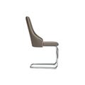 миниатюра Стул на металлокаркасе FRATELLI  SKY8415 Пепельно-коричневый/Слоновая кость №3