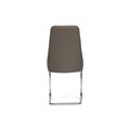 миниатюра Стул на металлокаркасе FRATELLI  SKY8415 Пепельно-коричневый/Слоновая кость №4