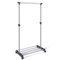 миниатюра Вешалка-стойка для одежды (т.серый-св.серый-хром) SHT 4345 №1