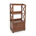 миниатюра Стеллаж 2 полки (Орех) №1