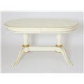 миниатюра Стол обеденный Орфей-2 Слоновая кость/патина золото №2