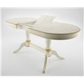 миниатюра Стол обеденный Орфей-2 Слоновая кость/патина золото №3
