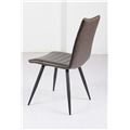 миниатюра Стул на металлокаркасе BLOOM DARK BROWN №3