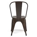 миниатюра Стул на металлокаркасе LOFT Secret De Maison Коричневый №4