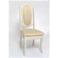 миниатюра Стул "Королевский" (Слоновая кость/ткань Орфей 160/1) №1