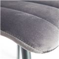 миниатюра Стул на металлокаркасе DUBLIN Серый вельвет/Антрацит №5