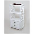миниатюра Стеллаж 2 полки (Белый) №5