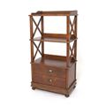 миниатюра Стеллаж 2 полки (Орех) №6