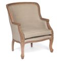 миниатюра Кресло Secret De Maison Margueite (mod. ASS787) Орех/Бежевый №1