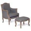 миниатюра Кресло Secret De Maison Marie (mod. ASS790) Темный орех/Серый №1