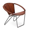 миниатюра Кресло из металла "Nemo 3240" Коричневый №1
