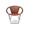 миниатюра Кресло из металла "Nemo 3240" Коричневый №2