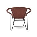 миниатюра Кресло из металла "Nemo 3240" Коричневый №4