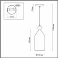 миниатюра  Подвесной светильник Odeon Light Bolli 4092/1 №2