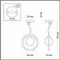 миниатюра  Подвесной светильник Odeon Light Magno 3982/1 №3