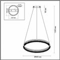 миниатюра  Подвесной светильник Odeon Light Onix 4602/48L №2