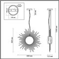 миниатюра  Подвесной светильник Odeon Light Sole 4139/6 №4