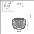 миниатюра  Подвесной светильник Odeon Light Ulla 4105/7L №2