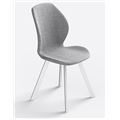 миниатюра Стул Лутз Серый/Белый Текстиль №1