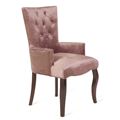 миниатюра Кресло Виктория Темный тон/24 Розовый №1