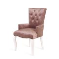 миниатюра Кресло Виктория Эмаль белая/24 Розовый №3