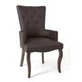миниатюра Кресло Виктория Темный тон/1 Шоколад (Кожзам) №1