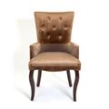 миниатюра Кресло Виктория Темный тон/6-Шоколад №2