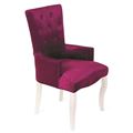 миниатюра Кресло Виктория Эмаль белая/26 Темно-розовый №1