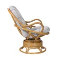 миниатюра Кресло-качалка с подушкой Swivel rocker (MI-002/Economic foot/S2-MATT) Золотой мед №2