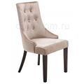 миниатюра Стул деревянный Elegance dark walnut / fabric beige №1