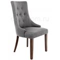 миниатюра Стул деревянный Elegance dark walnut / fabric grey №1