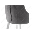 миниатюра Стул деревянный Elegance white / fabric grey №6
