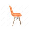 миниатюра Стул деревянный Kvadro оранжевый №3