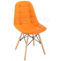 миниатюра Стул деревянный Kvadro оранжевый №1