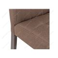 миниатюра Стул деревянный Madina dark walnut / fabric brown №8
