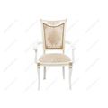 миниатюра Стул деревянный Mariano молочное патина №2